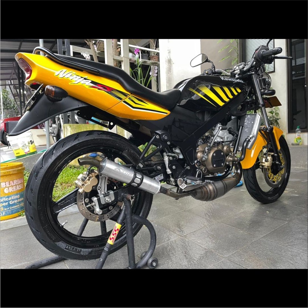 Knalpot ABRT20 Ninja R/SS Non Kobra Plat Galvanis ORIGINAL PABRIK ABRT20