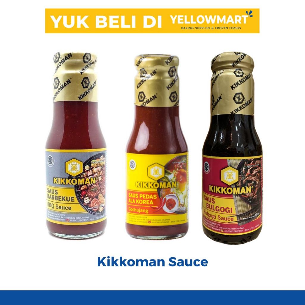 

KIKKOMAN BARBERQUE - SAUS PEDAS ALA KOREA - BULGOGI SAUCE