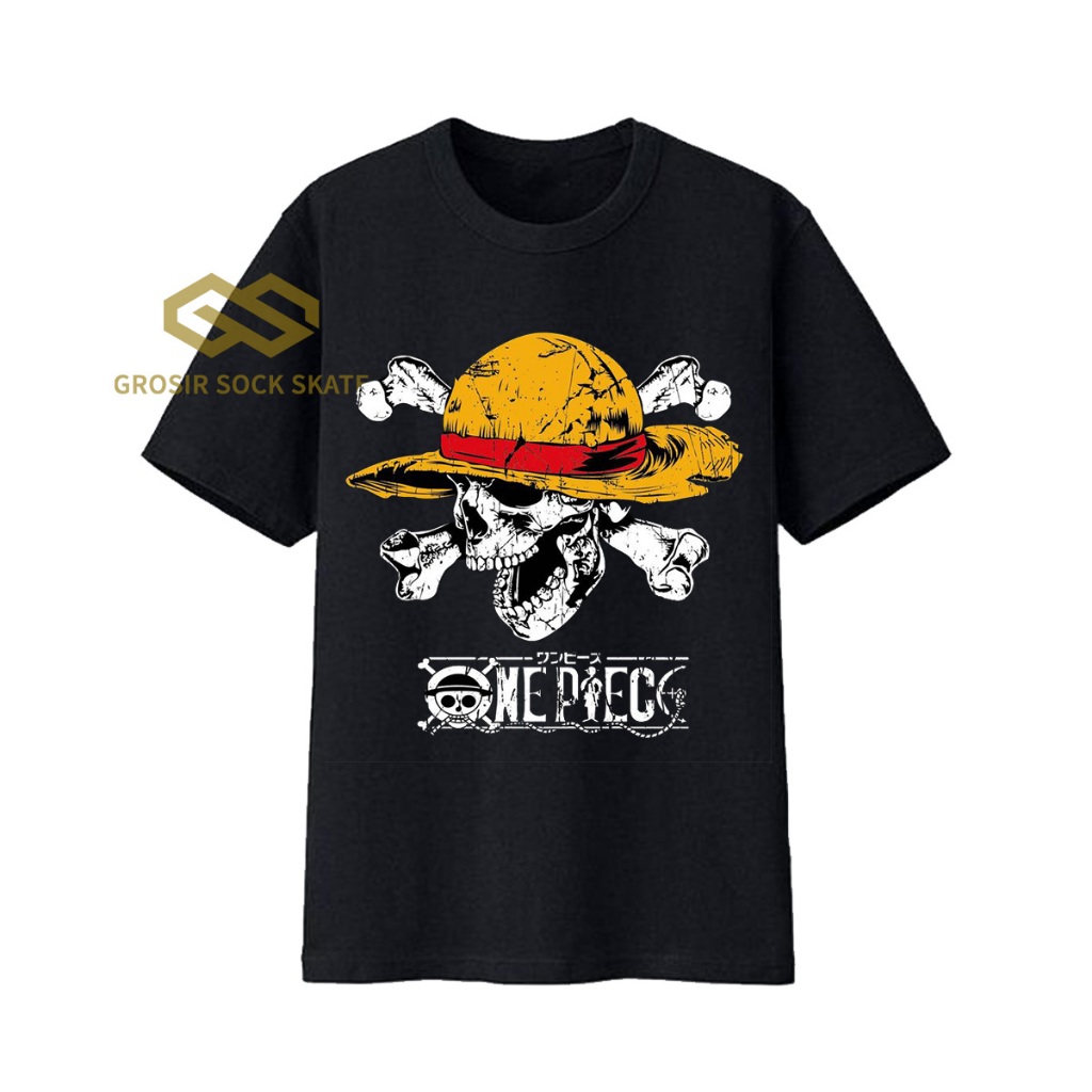 KAOS ONE PIECE UNISEX PRIA WANITA KAOS CARTOON