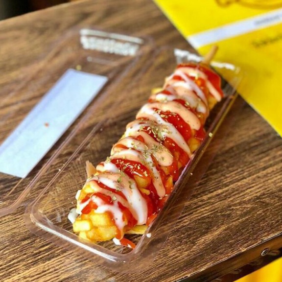 

Terbaru Mika Sosis BESAR Mika roti Hotdog Isi 5PCS Warna Bening