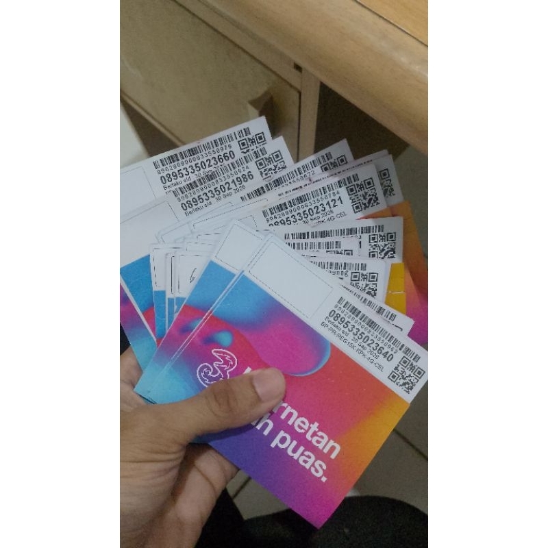 kartu perdana three tri zero 3gb 8,5gb 14,5gb 45gb