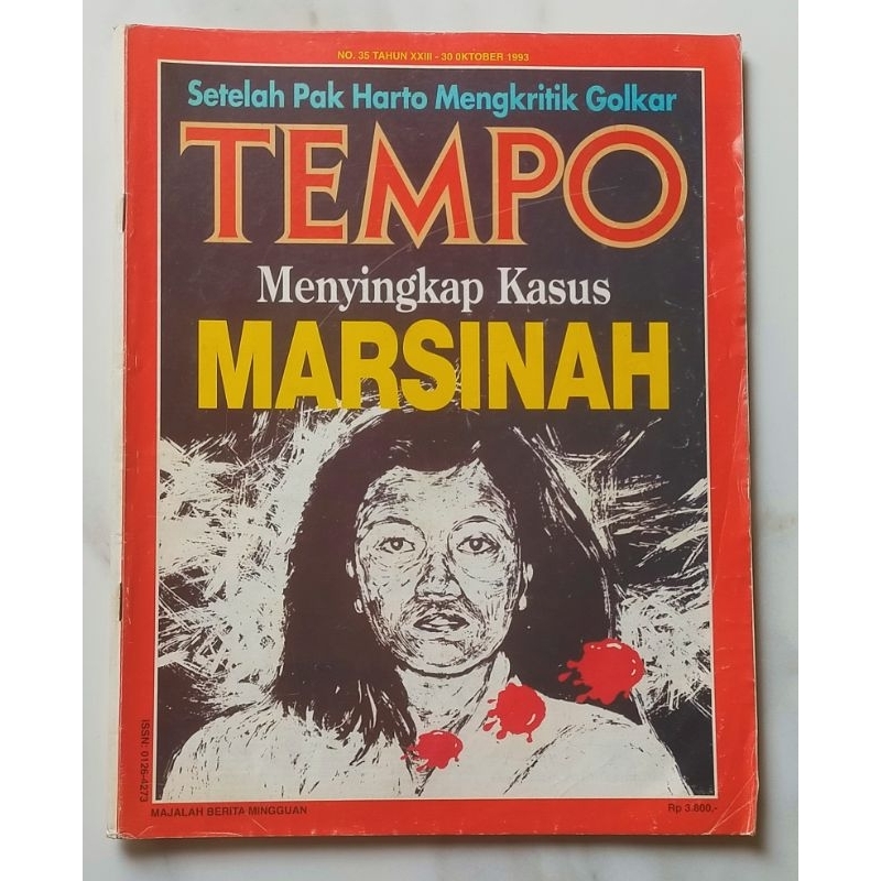 Majalah Tempo 30 Oktober 1993 - Menyingkap Kasus Marsinah