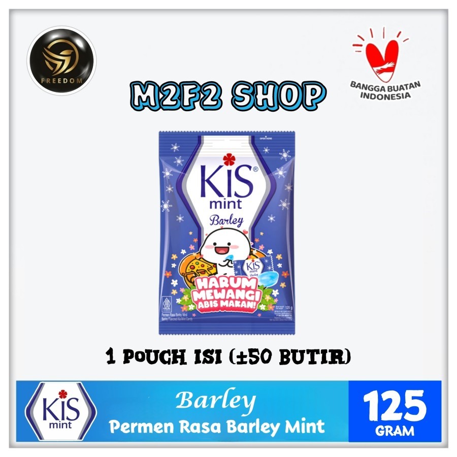 

Permen Kis Mint Rasa Barley - 125 gr (Kemasan Satuan)