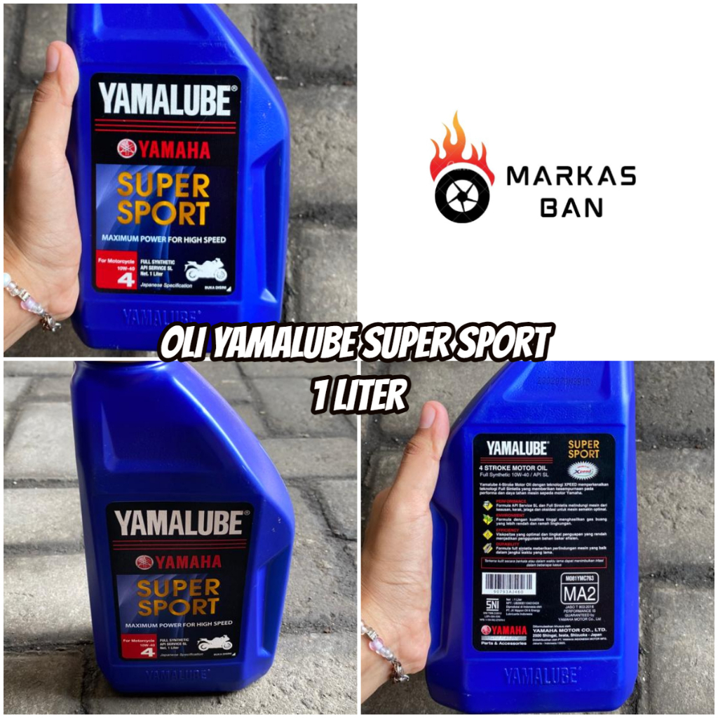 OLI YAMALUBE SUPER SPORT 1LT // OLI YAMALUBE SUPER SPORT 1L FOR YAMAHA MOTOR