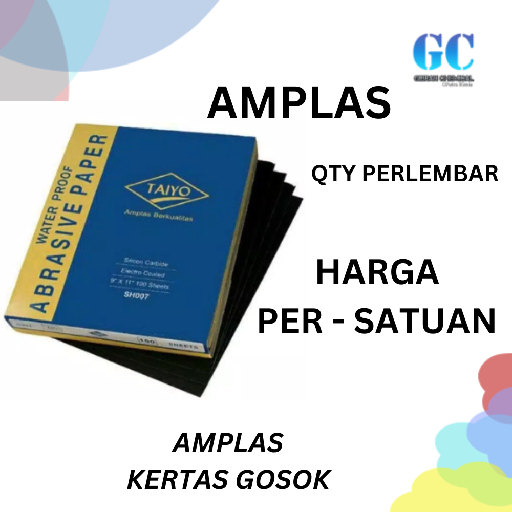 KERTAS GOSOK / AMPLAS KERTAS / AMPLAS