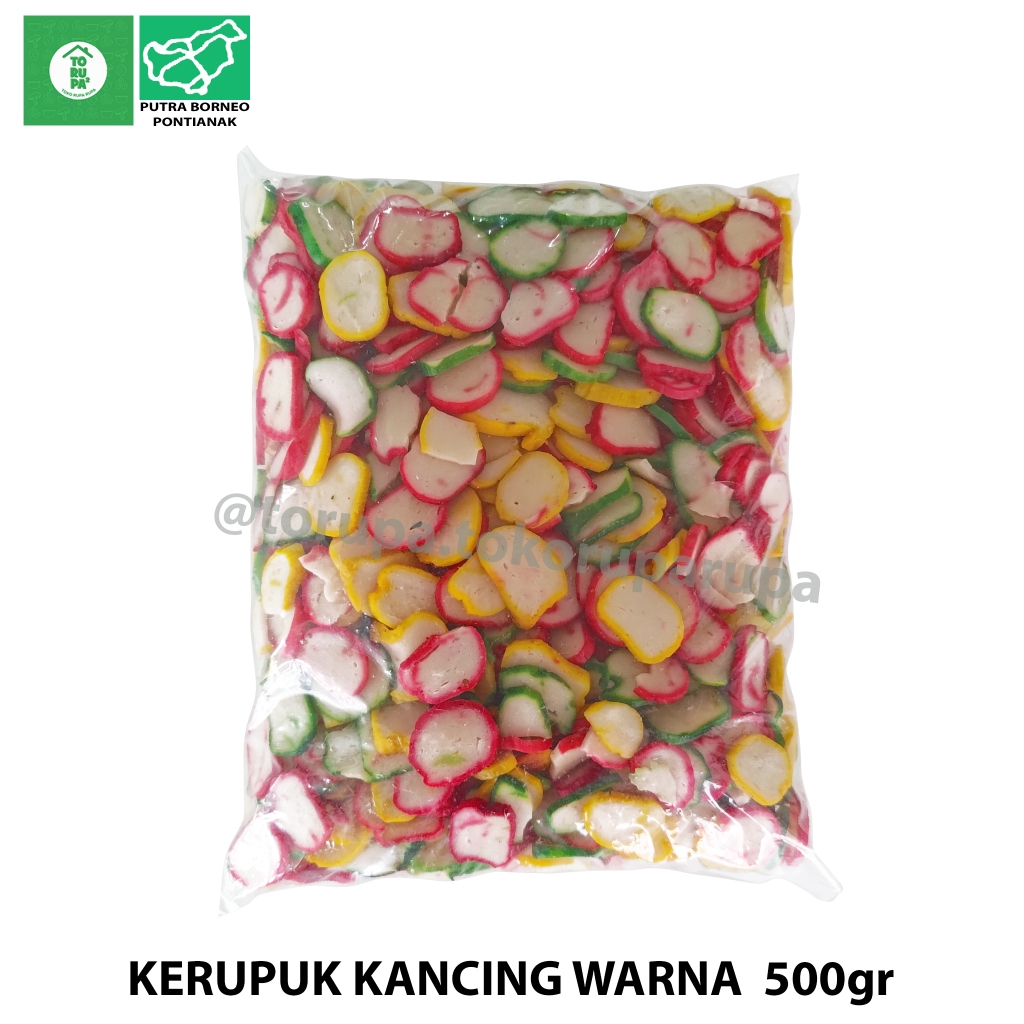 

Kerupuk Kancing Mentah 500gr / Krupuk Kancing Mentah / Kerupuk Kancing Kiloan