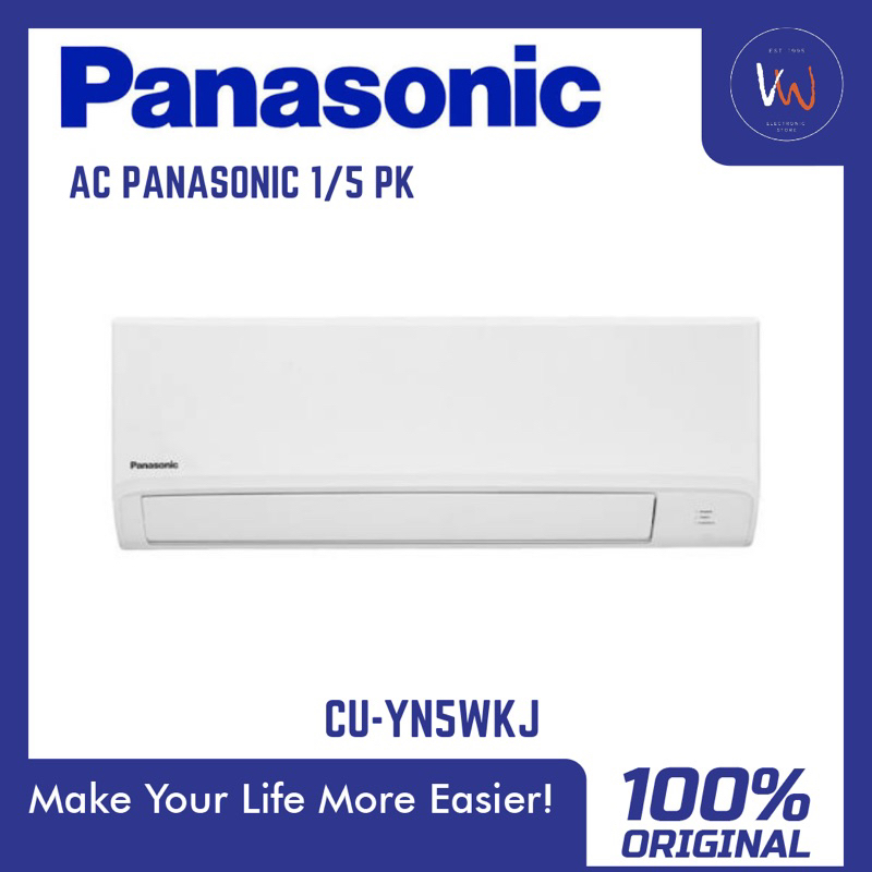Ac Panasonic 0,5 PK CU-YN5WKJ / Ac Panasonic 1/2 Pk / Air Conditioner