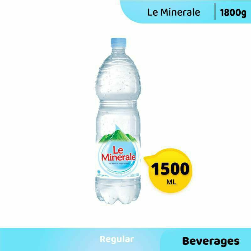 

LE MINERALE 1500ml / AIR LEMINERALE KEMASAN 1500ml / AIR LEMINERALE BOTOL 1,5 LITER