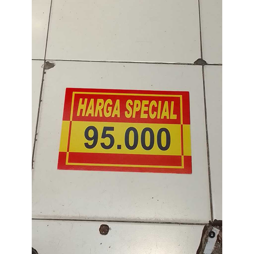 

Kertas Tulisan Harga Bandrol / Kertas Obral Harga Jualan ( HARGA SPESIAL 95.000)