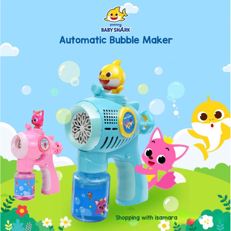 Pinkfong Baby Shark Bubble Maker / mainan gelembung