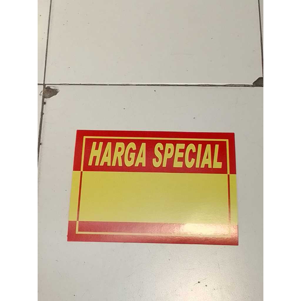 

Kertas Tulisan Harga Bandrol / Name Tag Harga Jualan / Kertas Obral Harga Jualan