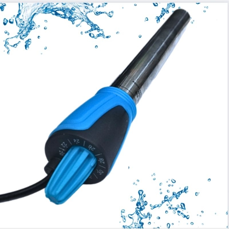 Pemanas Kolam Aquarium Heater Stainless ROSSTON 200watt 300watt