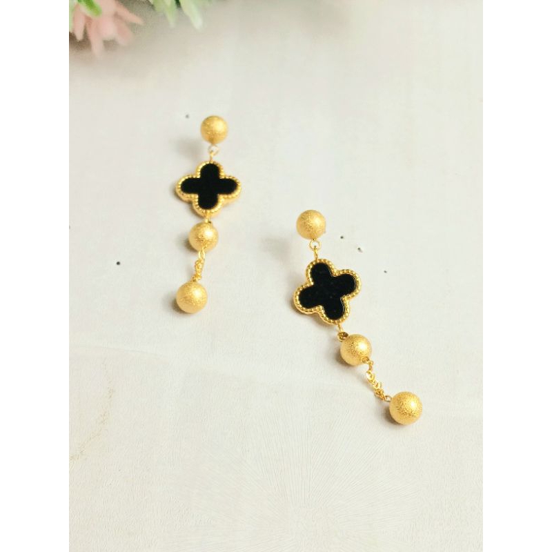 anting panjang anting titanium