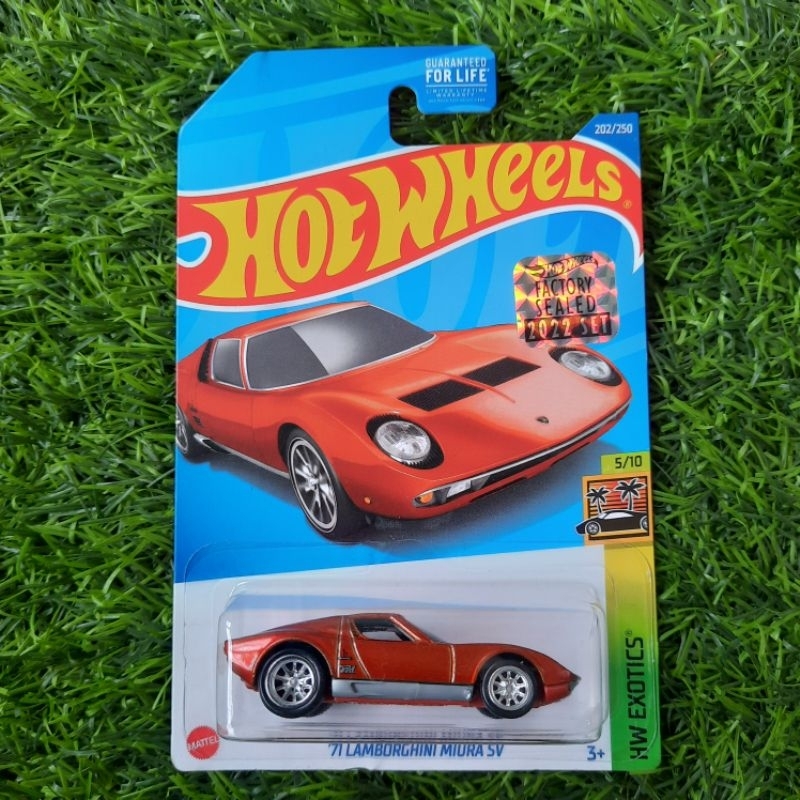 Hot Wheels 71 Lamborghini Miura SV THS FS 2022 Super Treasure Hunt