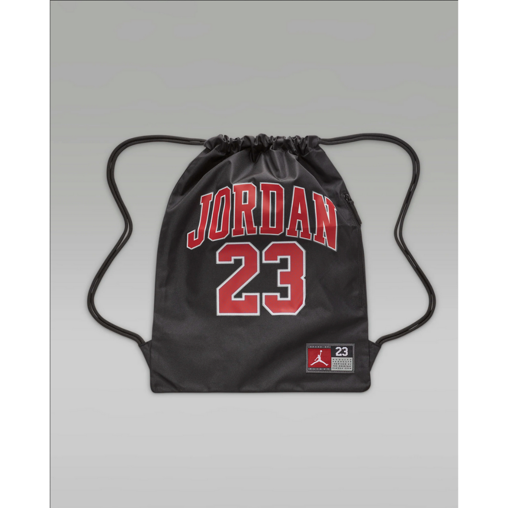 Nike Air Jordan 23 Jersey Gym Sack Bag Black 9A0757-023 Tas Serut Original 100%