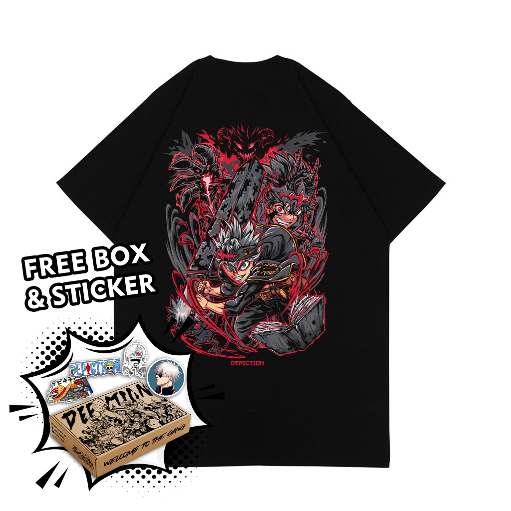 T-SHIRT ANIME BLACK CLOVER - ASTA