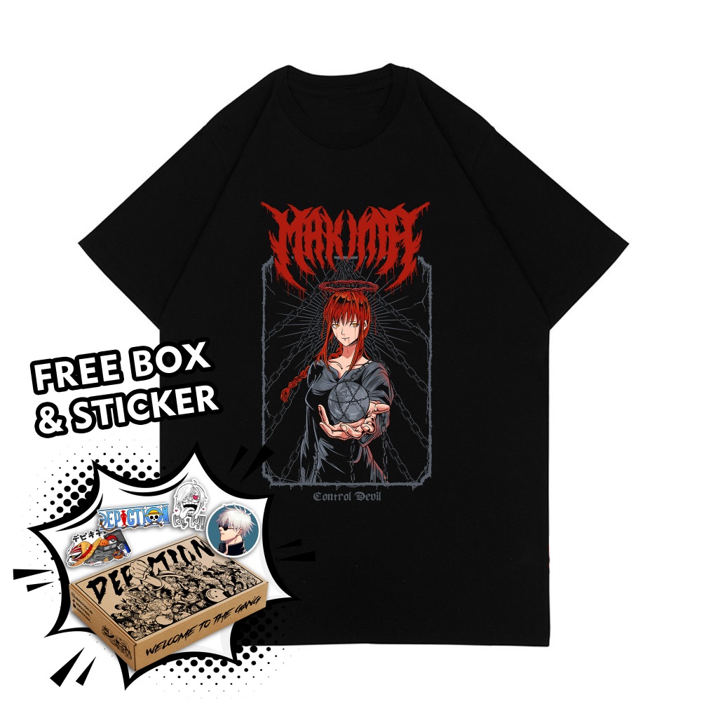T-SHIRT ANIME CHAINSAW MAN - MAKIMA