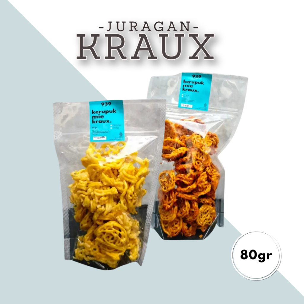 

Kerupuk Mie 80gr Kerupuk krupuk seblak Mie bantet kering pedas gurih Kraux