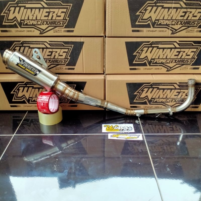 knalpot 5tp road race Jupiter mp2 mp4 130cc type WINRACE1