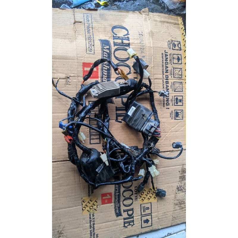 Set Kabel Bodi ECU Kiprok Motor Yamaha Fino fi CC 115 1YD Copotan Original