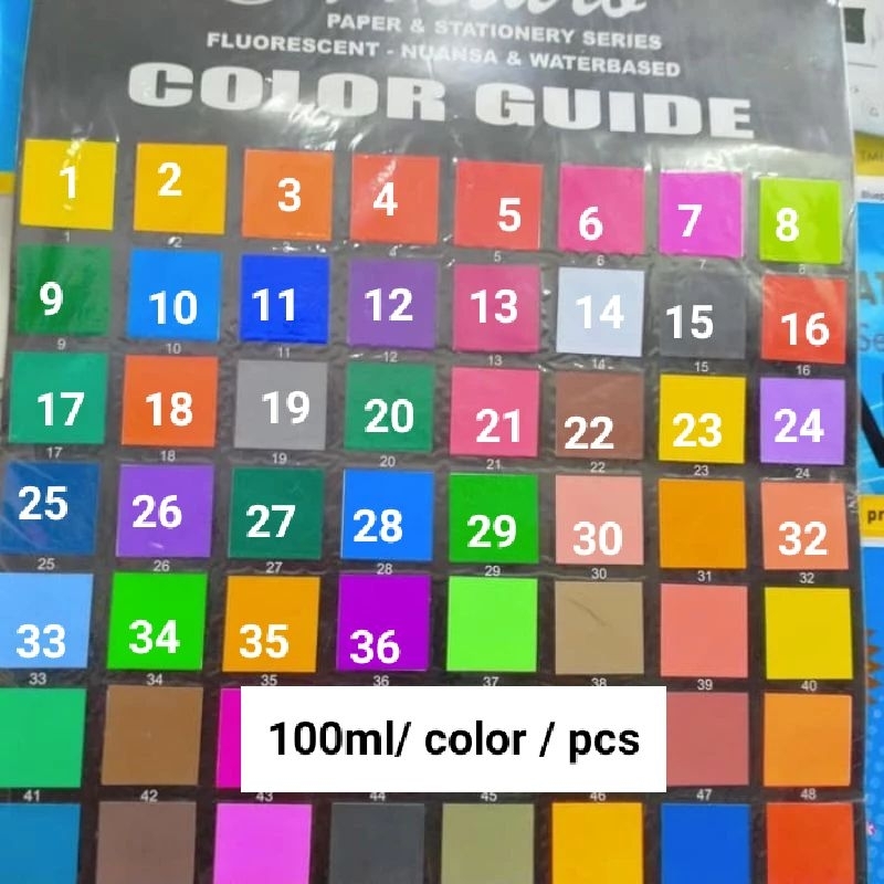 

Cat air cat poster asturo water - based warna lengkap SF6