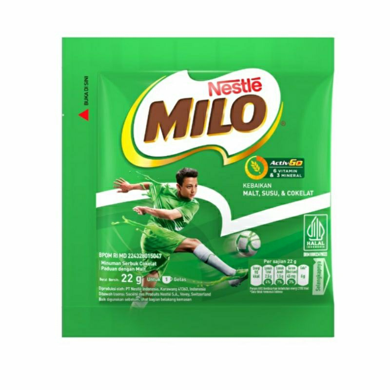 

Milo-Activ Go 22gr = 10 sachet