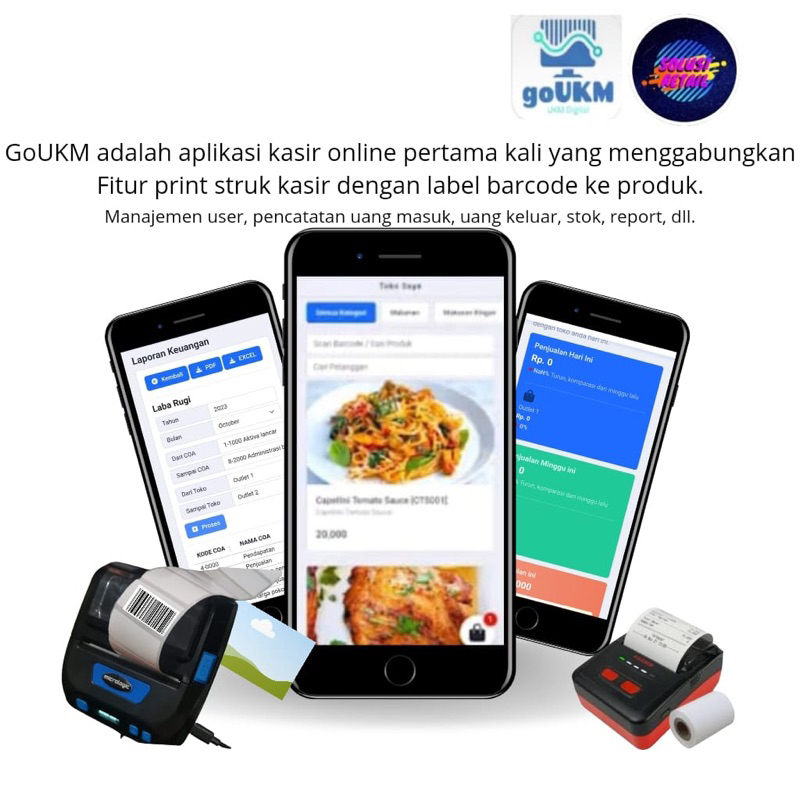 Software Kasir Online bisa Print Struk dan Label