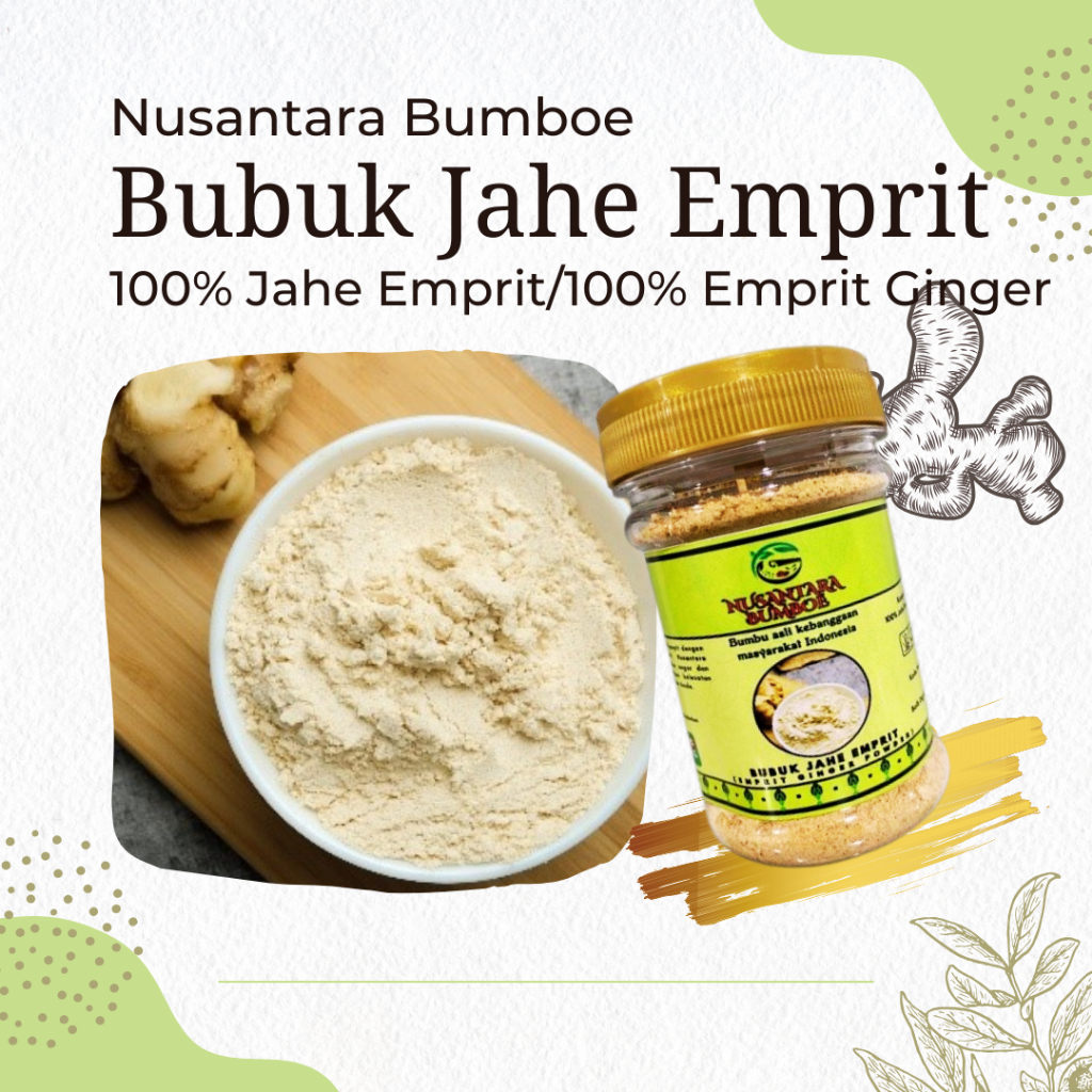 

Nusantara Bumboe - Bubuk Jahe Emprit 50 gram