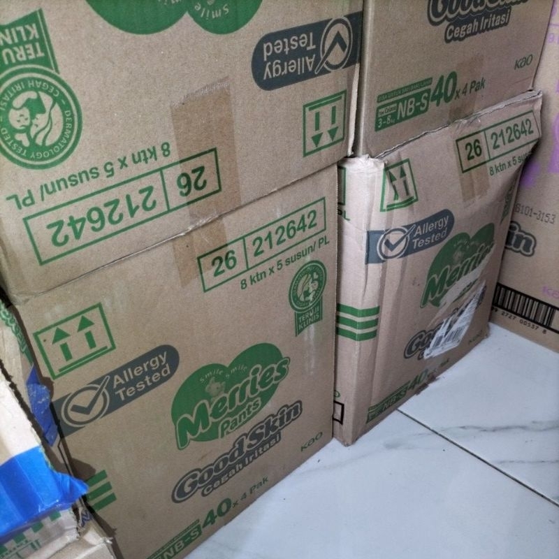 (1 Karton) MERRIES NB-S