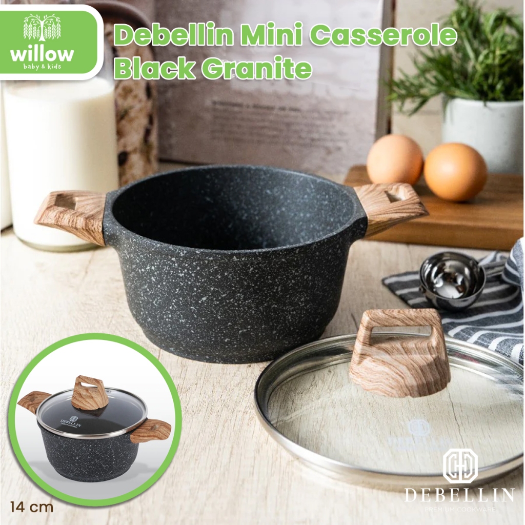 Panci - Debellin Mini Casserole Black Granite 14Cm