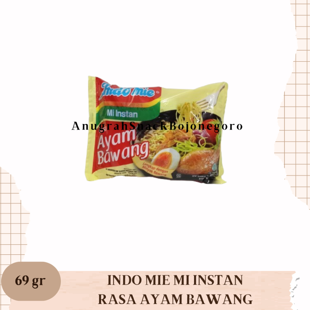 

Indo Mie Mi Instan Rasa Ayam Bawang 69gr