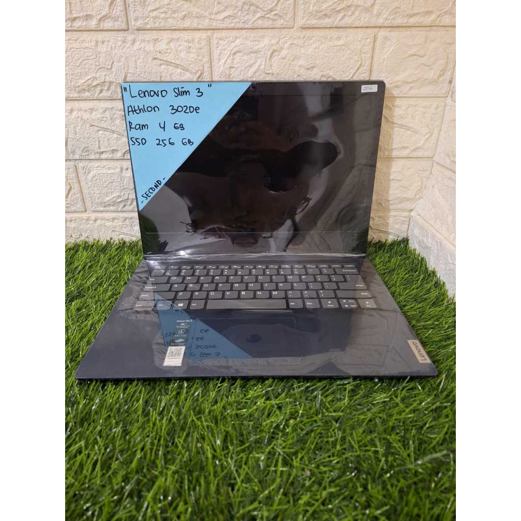 LAPTOP MURAH LENOVO SLIM 3 ATHLON 3020E RAM 4GB SSD 256GB 14INCH (2856)