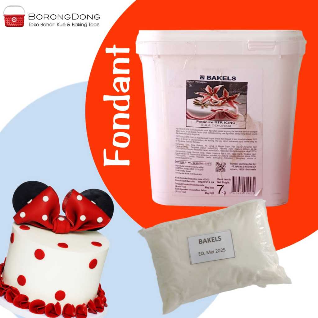 

Bakels Fondant 250g