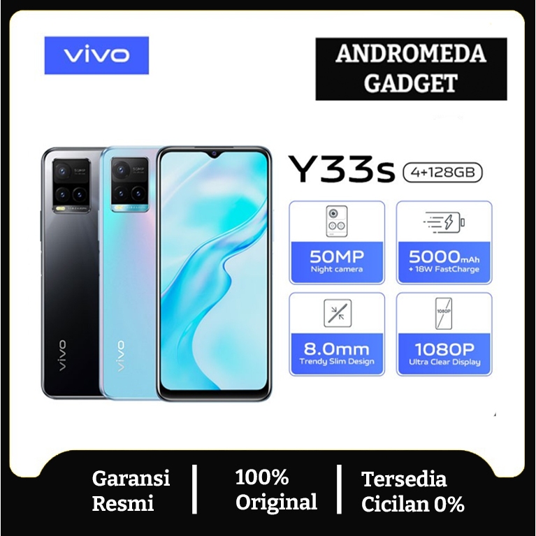 Vivo Y33S RAM 4GB/128GB Garansi Resmi Indonesia