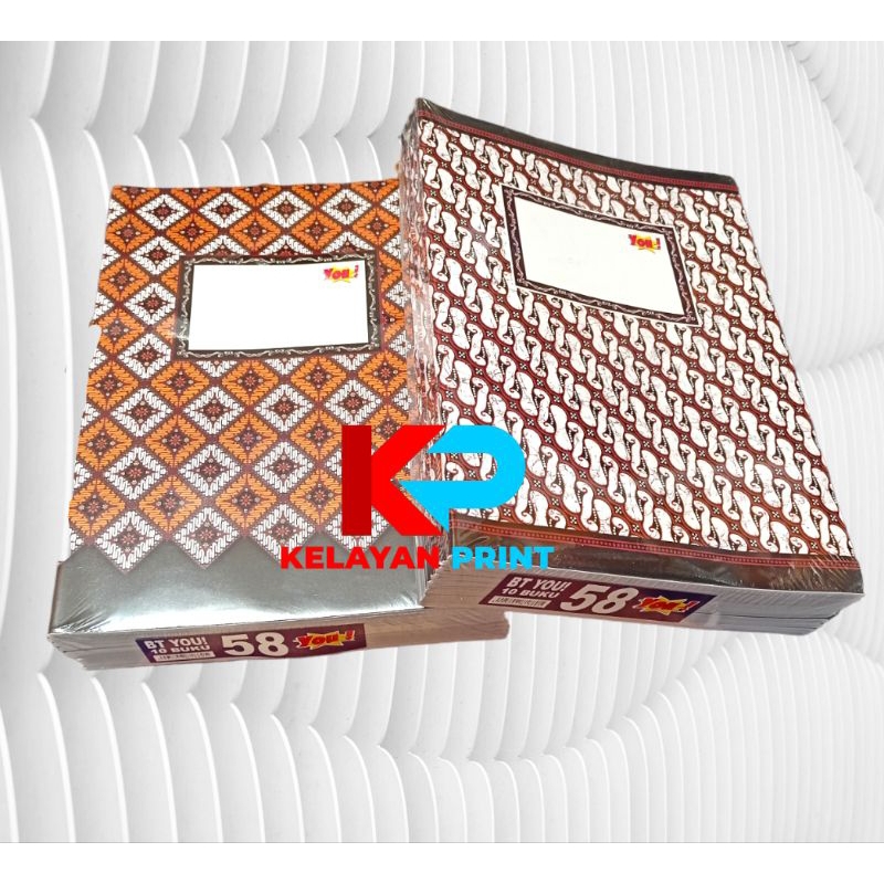 

BUKU TULIS YOU/DODO ISI 58 PERPAK (10 PCS)