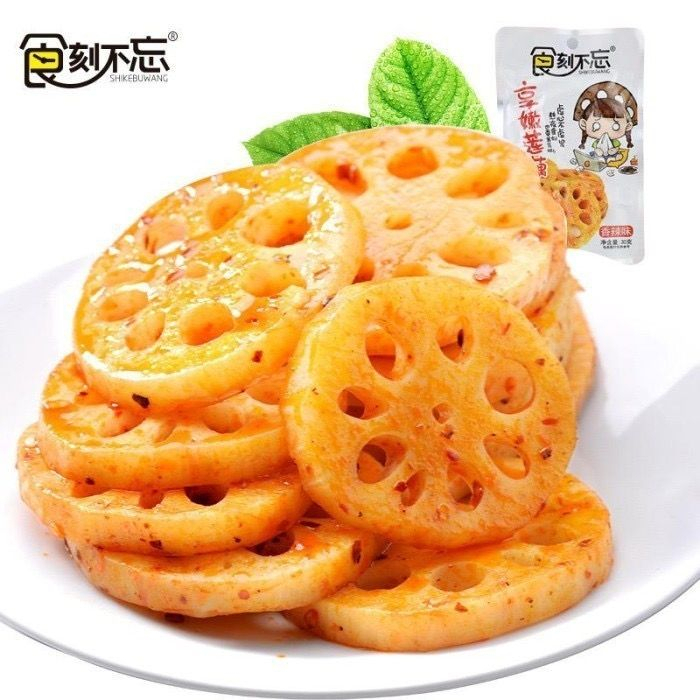 

HALAL) Snack Lotus Spicy/Snack Akar Teratai Pedas Halal 30gr/Snack vegetarian