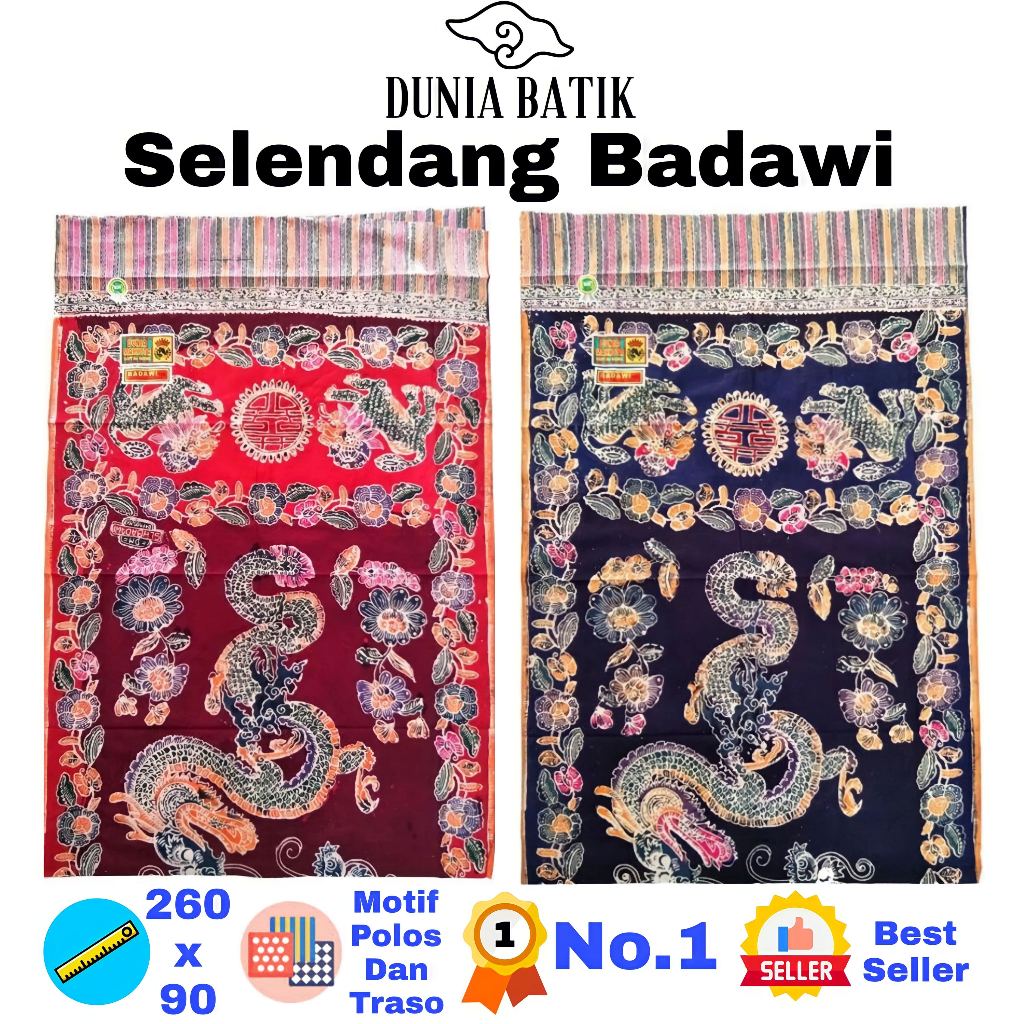 Selendang Badawi Gendong Bayi Dunia Mahkota Kain Gendong Besar Gendongan Bayi Lebar Cukin Batik Lion