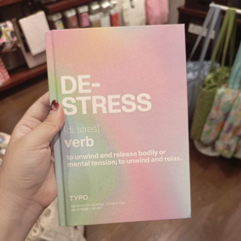 

Typo De Stress Positive Activity Journal Jurnal Catatan Unik Hardcover Buku Original