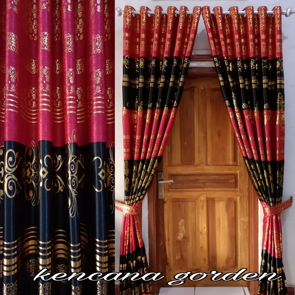 Gorden Jendela Tirai Jendela Gorden Motif Batik Gorden Minimalis Gorden Murah