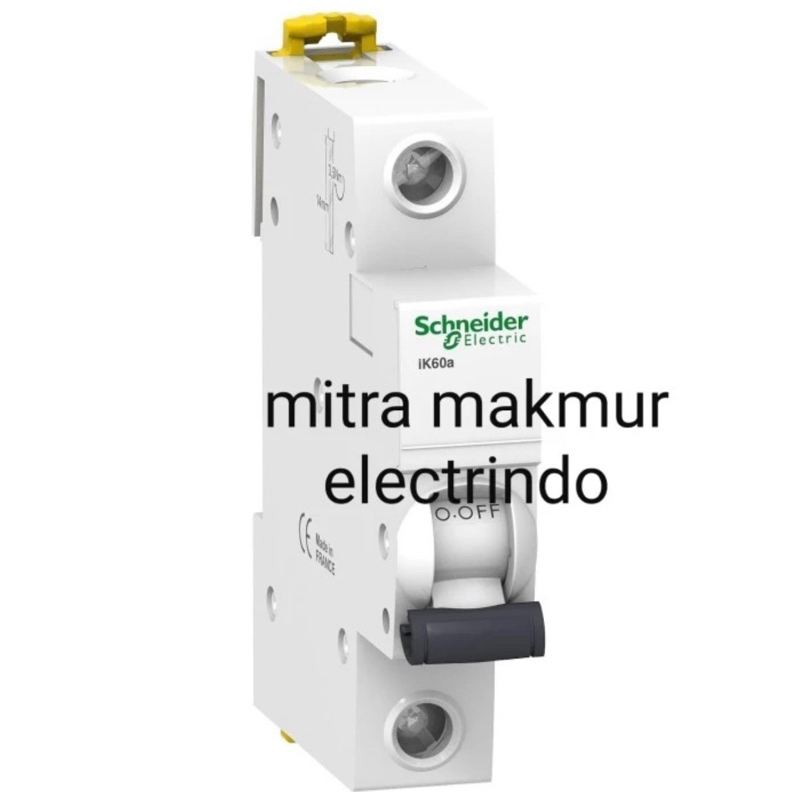 MCB SCHNEIDER ik60a 10amper 1phase mcb schneider A9K14110ik60a 1p 10A