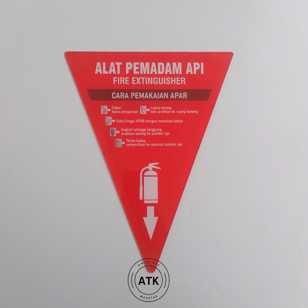 

Akrilik APAR - Cara Pemakaian APAR - Fire Extinguisher