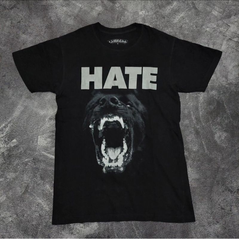 T-SHIRT LAWLESS JAKARTA ( DOG HATE BLACK )
