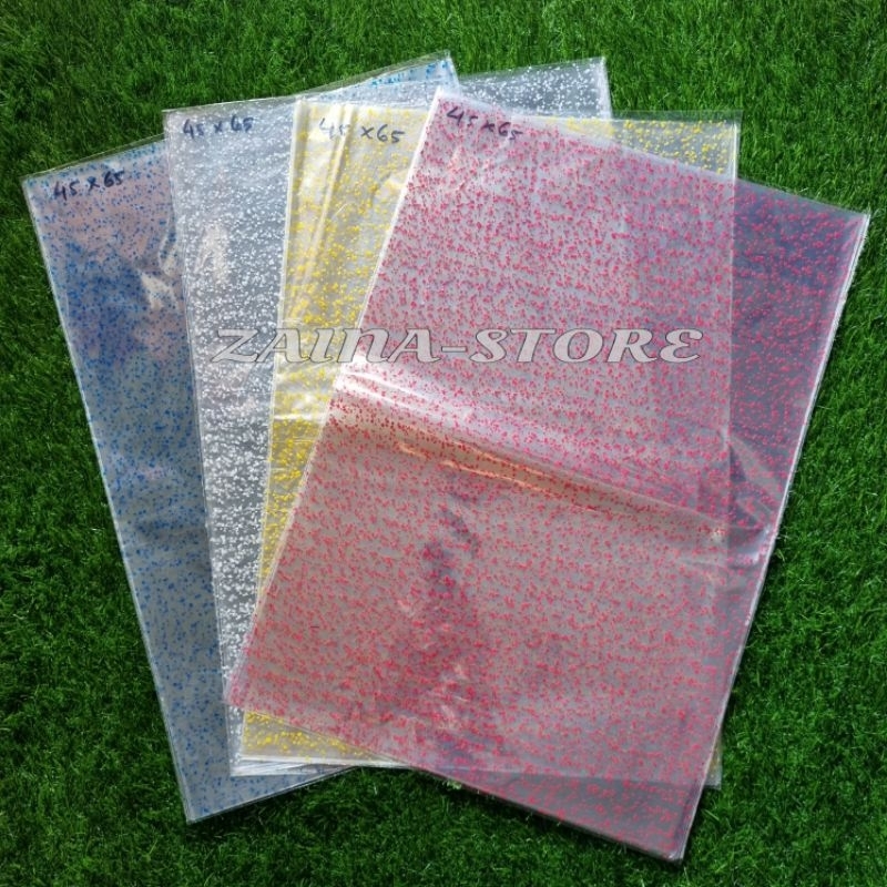 

RN Opp flower tebal ukuran 45x65cm plastik parcel plastik snack isi 12pcs