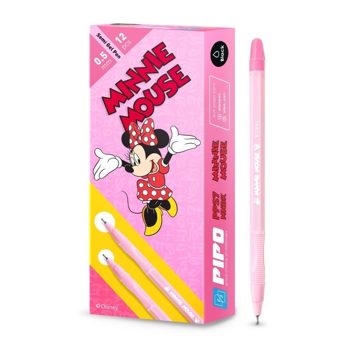 

PIPO SEMI GEL PEN 0.5 MM BLACK - 12 PCS