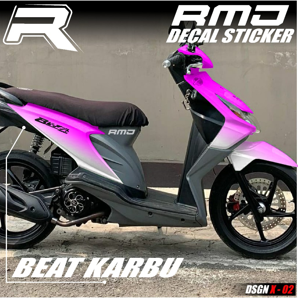 Decal Beat Karbu Full Body 2008 2009 2010  2011 2012 Striping Full Body Beat Karbu Lama Variasi Terb