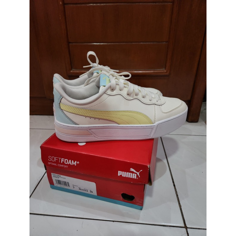 Puma Women Skye Whisper size 40,5 ORIGINAL | Preloved Sepatu Puma Wanita Original | Sepatu Puma Orig