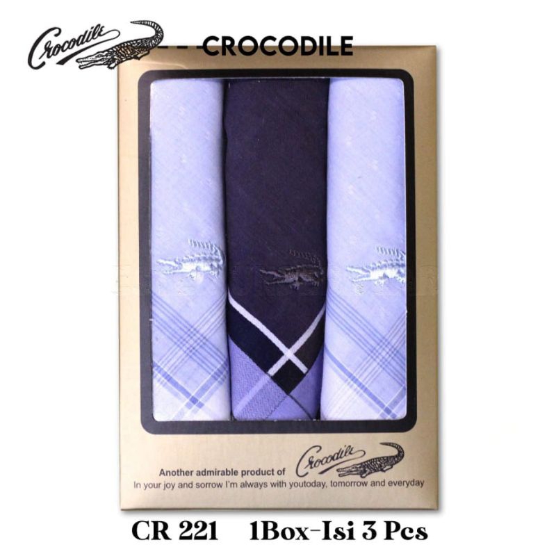 Sapu Tangan Pria Crocodile