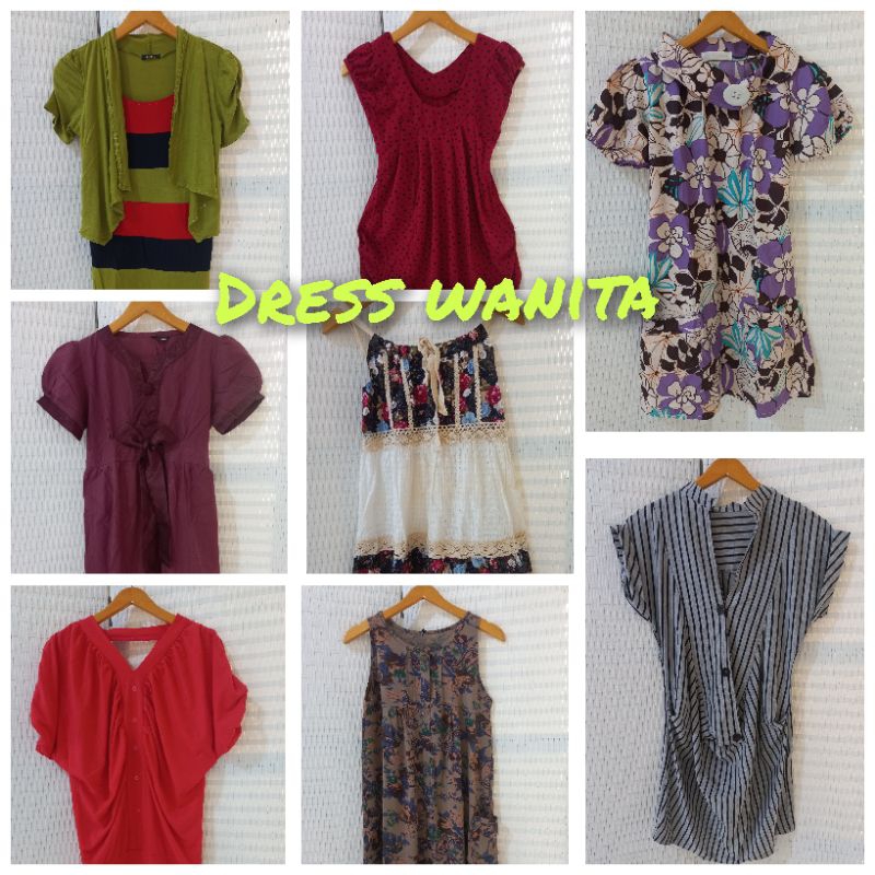 Dress wanita preloved | Dress second like new | fashion wanita | dress abg cewe | dress mantan