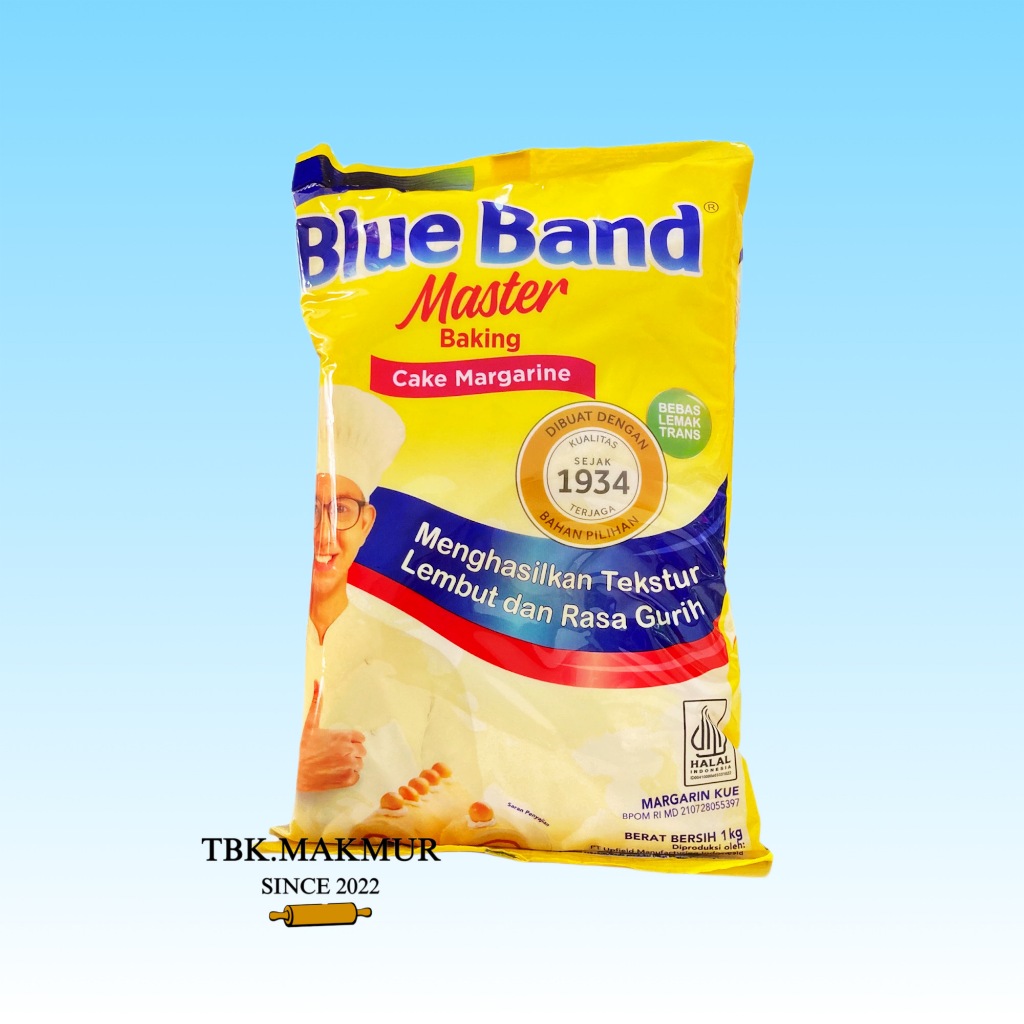 

Blue Band Master Baking Cake Margarine | Margarin Kue 1 Kg