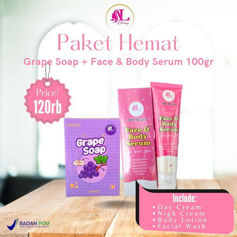 PAKET WAJAH PAKET BEST SELLER SKINCARE AL KIMMY BEAUTY